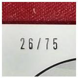 (2) 2021 Revolution Justin Jefferson Numbered Parallels - Sunburst /75 & Cosmic /100