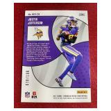 (2) 2021 Revolution Justin Jefferson Numbered Parallels - Sunburst /75 & Cosmic /100
