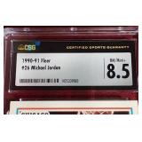 1990-91 Fleer Michael Jordan - CSG 8.5