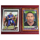 (2) 2024 Score Michael Penix Jr Rookie Cards