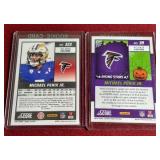 (2) 2024 Score Michael Penix Jr Rookie Cards