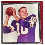 1962 Topps Fran Tarkenton Rookie Card