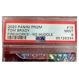 2020 Prizm Tom Brady No Huddle - PSA 9