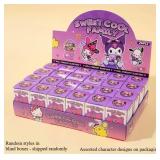 Sanrio Hello Kitty and Friends 24 Figurine Keychain Mystery Sweet Cool Family with Display Box - Brand New