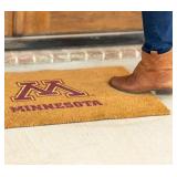 LOGO NCAA University of Minnesota Golden Gophers 23" x 35" College Outdoor Mat Rug - Brand New