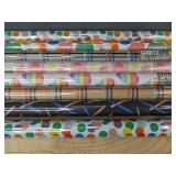 8 Rolls Spritz Gift Wrap in Assorted Patterns - Brand New