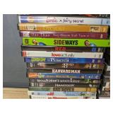 122 DVDs with Mixed Genres - Fargo, Barbie, Beerfest, Mad Men *C