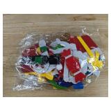 DIY Felt Christmas Tree Kit with Velcro Decorations and Lights, 42 in Tall - Brand New