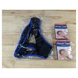 240 SleepSloth Mouth Tape Strips & Anti Snoring Chin Strap - Brand New