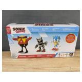 Sonic the Hedgehog Figures Featuring Sonic, Dr. Eggman, and Mecha Sonic - Brand New