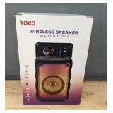 Yoco Wireless Speaker Model Y503 Red - Brand New