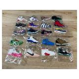20 Brand New Nike, Air Jordan, Air Max, Kobe, Lebron Sneaker Shoe Keychains
