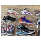 20 Brand New Nike, Air Jordan, Air Max, Kobe, Lebron Sneaker Shoe Keychains