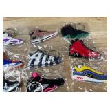 20 Brand New Nike, Air Jordan, Air Max, Kobe, Lebron Sneaker Shoe Keychains