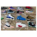 20 Brand New Nike, Air Jordan, Air Max, Kobe, Lebron Sneaker Shoe Keychains