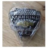 NFL Football Super Bowl Championship Ring Set - 59 Rings in Beautiful Display Case with Lombardi Trophy Packers Chiefs Raiders Patriots 49ers Brady Favre Namath Montana Mahomes Eagles - Brand New *I