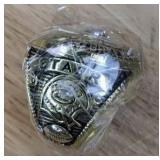 NFL Football Super Bowl Championship Ring Set - 59 Rings in Beautiful Display Case with Lombardi Trophy Packers Chiefs Raiders Patriots 49ers Brady Favre Namath Montana Mahomes Eagles - Brand New *I