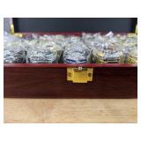 NFL Football Super Bowl Championship Ring Set - 59 Rings in Beautiful Display Case with Lombardi Trophy Packers Chiefs Raiders Patriots 49ers Brady Favre Namath Montana Mahomes Eagles - Brand New *I