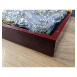 NFL Football Super Bowl Championship Ring Set - 59 Rings in Beautiful Display Case with Lombardi Trophy Packers Chiefs Raiders Patriots 49ers Brady Favre Namath Montana Mahomes Eagles - Brand New *I