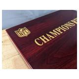 NFL Football Super Bowl Championship Ring Set - 59 Rings in Beautiful Display Case with Lombardi Trophy Packers Chiefs Raiders Patriots 49ers Brady Favre Namath Montana Mahomes Eagles - Brand New *I