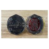 NFL Football Super Bowl Championship Ring Set - 59 Rings in Beautiful Display Case with Lombardi Trophy Packers Chiefs Raiders Patriots 49ers Brady Favre Namath Montana Mahomes Eagles - Brand New *I