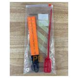 Off-White Keychain Lanyard Strap, Neon Orange with Red Tag - Brand New