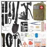 Brand New 142 in 1 Survival Gear Kit - Camping, Emergency, Hiking, Outdoor and Wilderness