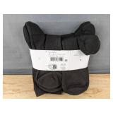 Under Armour UA Cotton Cushioned Crew Socks, 6 Pair, Medium, Black - Brand New