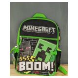 Minecraft Backpack and Lunch Bag Set - Brand New