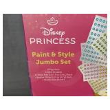 Disney Princess Paint & Style Jumbo Set, Arts and Crafts Kit - Brand New