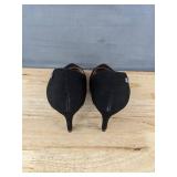 Gloria Vanderbilt Marilyn Black Heels Size 7.5 Women