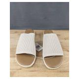 Kensie Ellie Beige Slide Sandals Women