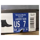 Frye Veronica Bootie Black Leather Ladies Size 7