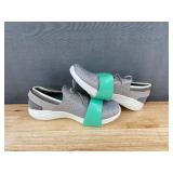 Skechers YOU Ladies Knit Slip On Shoes Size 10 Grey - Brand New
