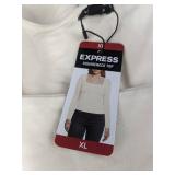 Express Womens XL Cream Squareneck Top, $54 Retail - New