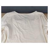 Express Womens XL Cream Squareneck Top, $54 Retail - New