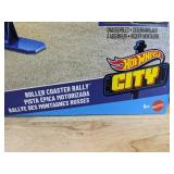 Hot Wheels City Roller Coaster Rally Playset with 5 Cars - New