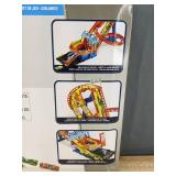 Hot Wheels City Roller Coaster Rally Playset with 5 Cars - New
