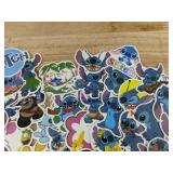 50 Stitch Character Stickers - Brand New