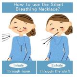 Stainless Steel Mindfulness Breathing Necklace Pendant - Brand New