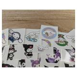 40 Cinnamoroll and Kuromi Temporary Tattoos - Brand New
