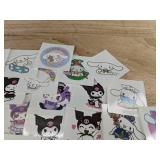 40 Cinnamoroll and Kuromi Temporary Tattoos - Brand New