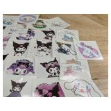 40 Cinnamoroll and Kuromi Temporary Tattoos - Brand New