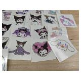 40 Cinnamoroll and Kuromi Temporary Tattoos - Brand New