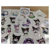 40 Cinnamoroll and Kuromi Temporary Tattoos - Brand New