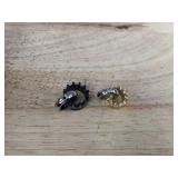 King and Queen Crown Pendant Necklaces - Brand New