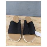 Kensie Ellie Black Slide Sandals US 10 - New