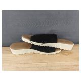 Kensie Ellie Black Slide Sandals US 10 - New