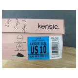 Kensie Ellie Black Slide Sandals US 10 - New