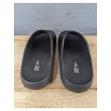32 Degrees Cool Unisex Cushion Slide Sandals Black Size Small - New